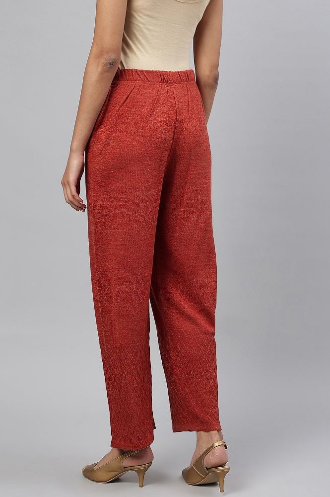 Buy online Women White Ankle Length Straight Pants from Skirts, tapered  pants & Palazzos for Women by Ed for ₹689 at 47% off | 2024 Limeroad.com